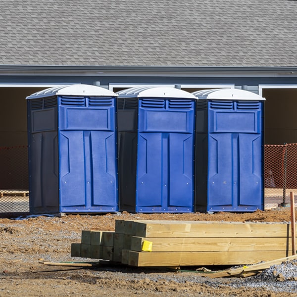 how can i report damages or issues with the portable restrooms during my rental period in Penn Laird VA